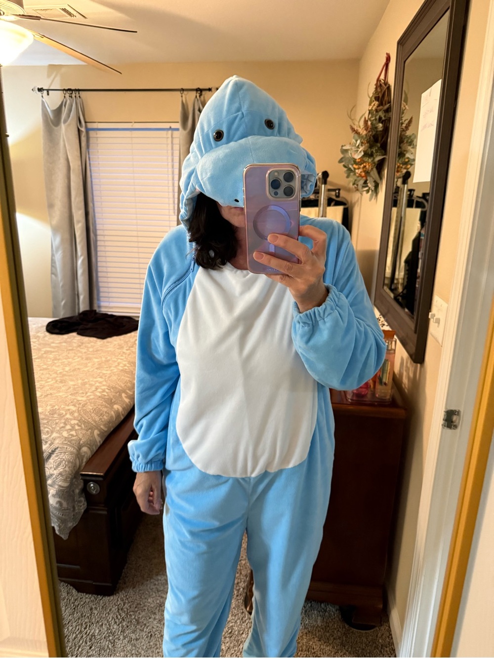 Cozy Shark Onesie for Adults and Kids – Soft Fleece Animal Costume & Loungewear